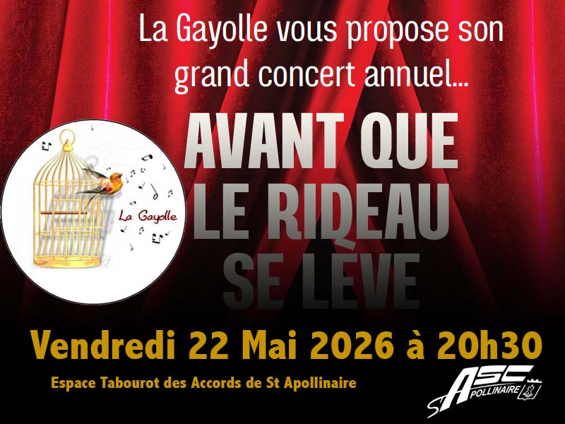 Concert annuel de la Gayolle