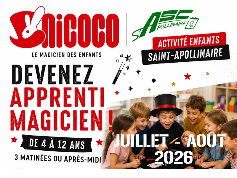 Activité Magie été 2026