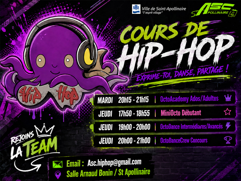 Cours de Hip Hop